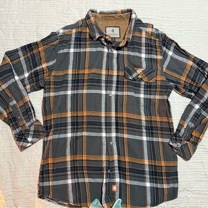 Men's Plaid Button-Up flannel